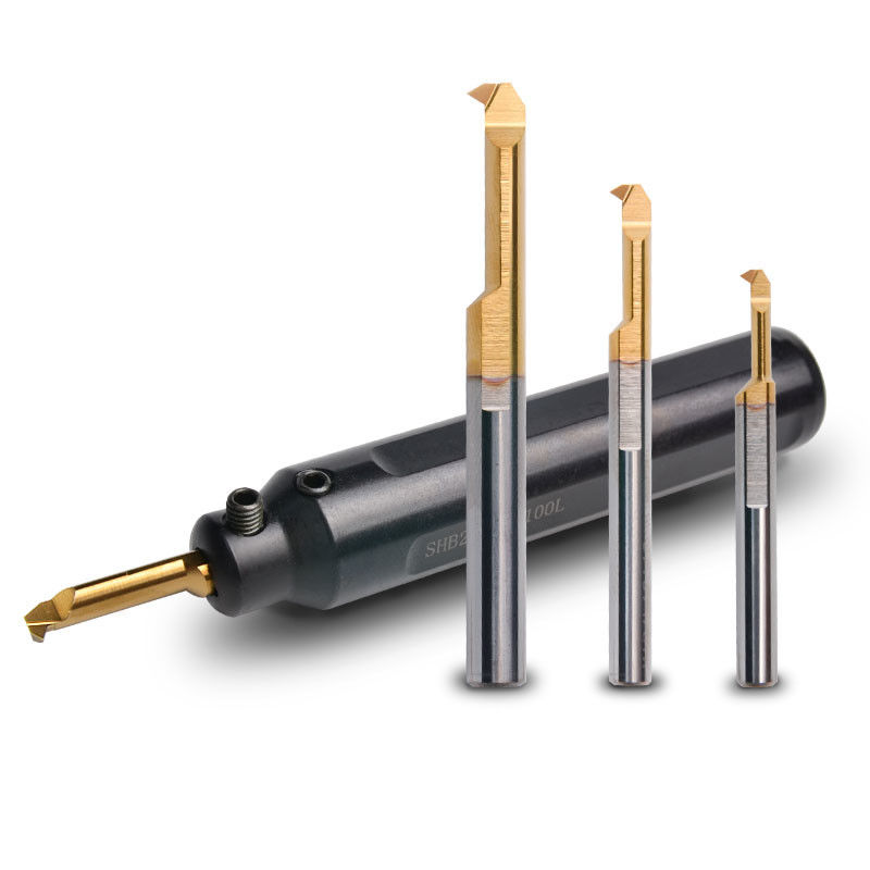 CNC MIR کاربید جامد Micro Boring Bars Nano Coating برای سوراخ کردن رشته