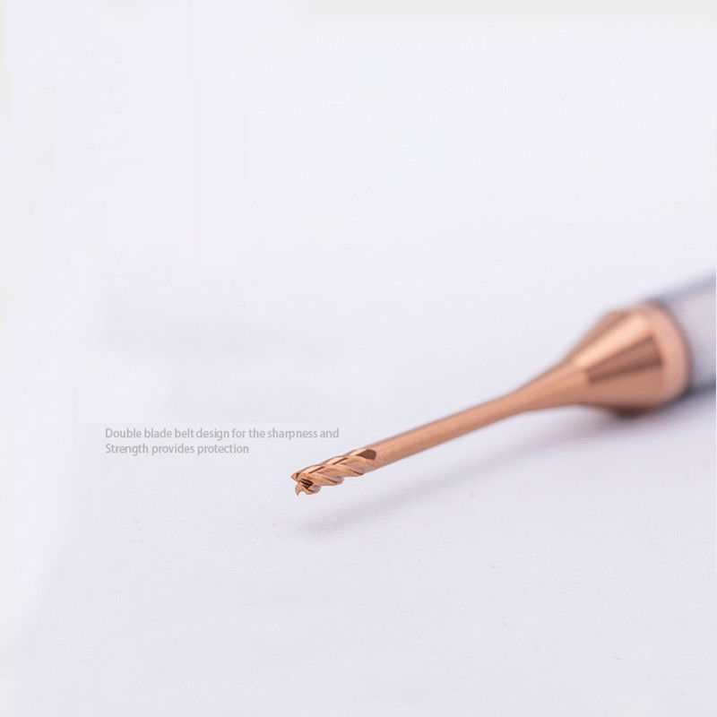 تولستام مایکرو قطر پایان آسیاب با 0.2mm برش لبه 2.5mm طول فلوت