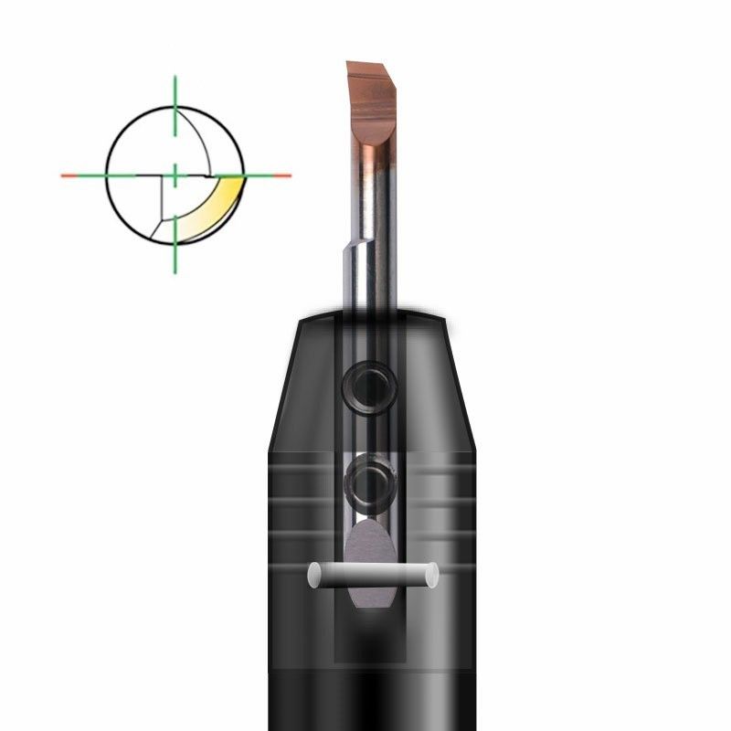 SIM0016-D6 Mini Boring Toolholder Standard Boring Cutter Sleeve Round Shank Type (مجموعه ی ابزار های کوچک و خسته کننده)
