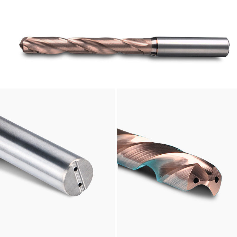 حفره خنک کننده داخلی کربید ابزار برش بصیرت DIN 3XD Step Drill برای فولاد ضد زنگ